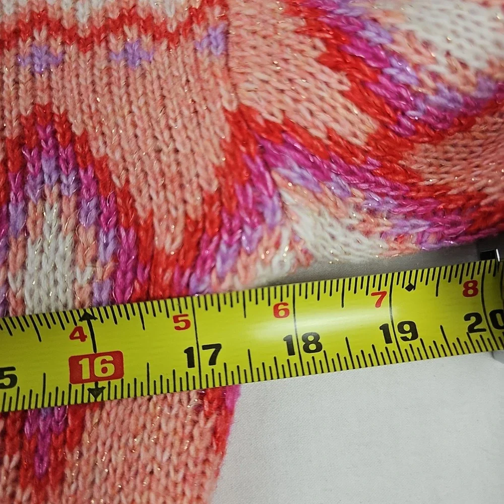 THE CHILDREN'S PLACE Girl's Fairisle Sweater Pink Size 7/8 and Black Pants Sz 8